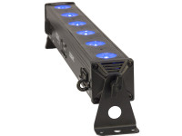 Ibiza Barra De LEDS C/ Strobe 6 LEDS RGBW 8W DMX Comando Ibiza Barra De LEDS C/ Strobe 6 LEDS RGBW 8W DMX Comando